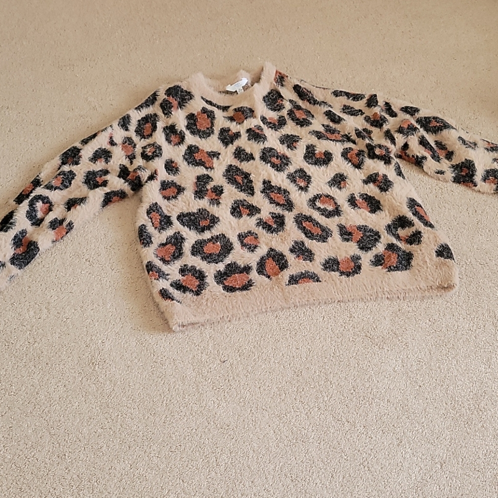 Leopard print sweater